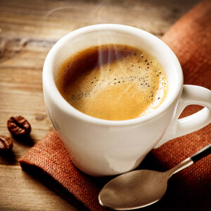 Hot Coffee with Milk & Sugar