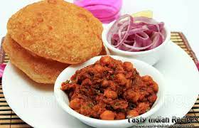 Channa Puri Combo with Fries